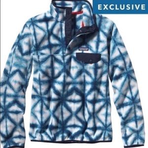 Patagonia Snap-T Pullover Blue Tiedye